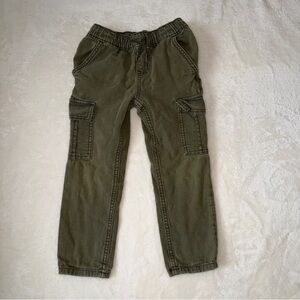 Cat & Jack Olive Green Kids Cargo Jogger Pants 5